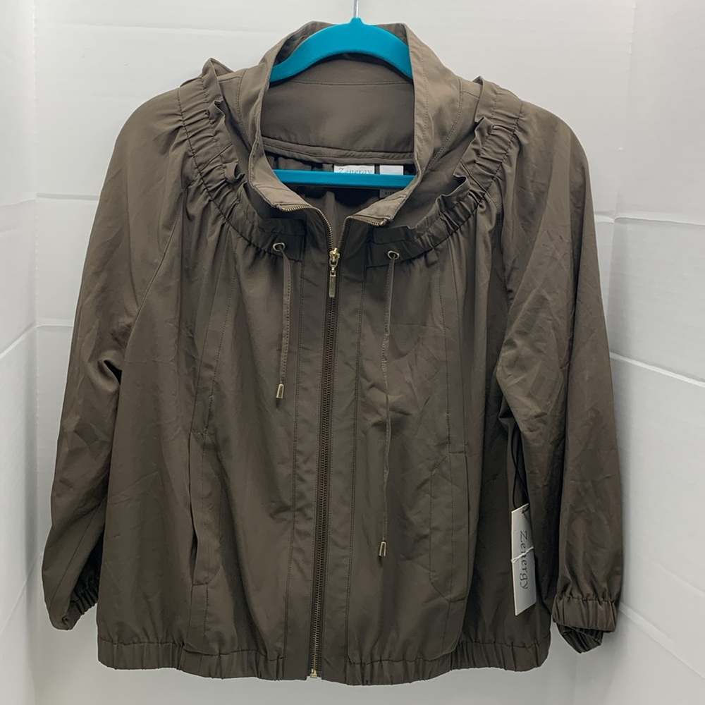Zenergy by Chico’s Ruffle Jacket NWT